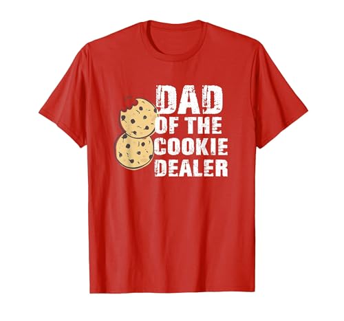Dad of The Cookie Dealer - Scout for Girls T-Shirt, Men, Red, Large