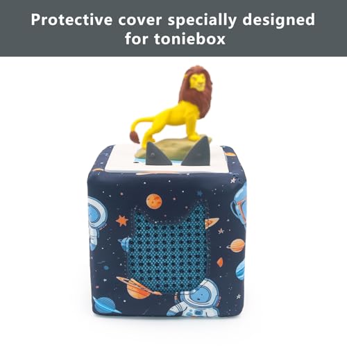 Taladad für Toniebox Bezug, Schutzhülle Case Schutzfolie,Schutzcover Bezug for Toniebox Speaker Hülle Bezug Toniebox Starter Zubehör Schutzhüllen (Engel)