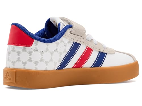 Image of adidas Kids' VL Court 3.0 Elastic Lace & Strap Shoe