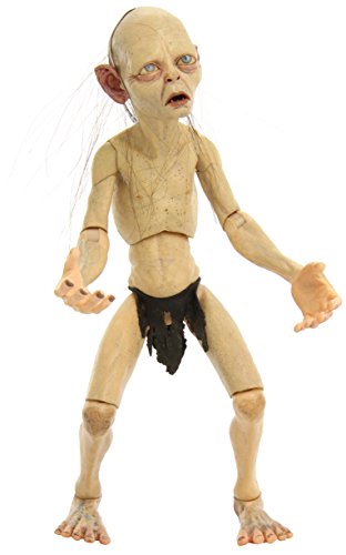 NECA Lord of The Rings Smeagol Action Figure, 1/4 Scale