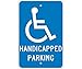 GRAPHIC, HANDICAPPED PARKING, 18X12, .080 EGP REF ALUM (2 Pack)