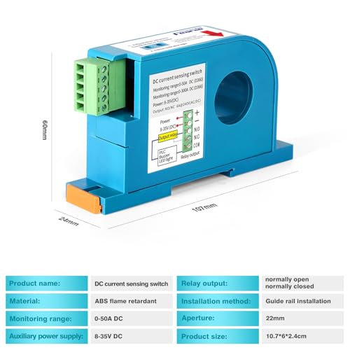 Interrupteur de détection de courant continu 300A protection surcharge D366 - 5