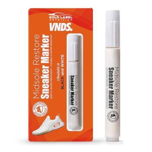 Gold Label Detailing VNDS Midsole Restore Sneaker Marker | Acrylic Based Permanent Paint (White)
