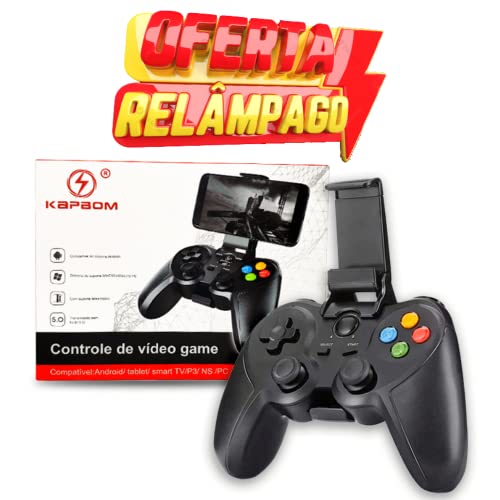 Controle Joystick Sem Fio Wireless Video Game Analógico Vibratório Dualshock Usb Ps3 Pc Notebook Cel