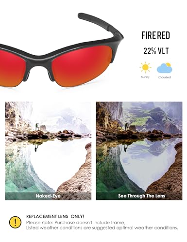 Image of BLAZERBUCK Replacement Lenses & Sock Kit for Oakley Half Jacket Sunglass