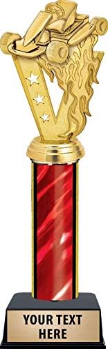 Crown Awards Racing Trophies, 11" Go Kart Race Trophy, Go Kart Trophies