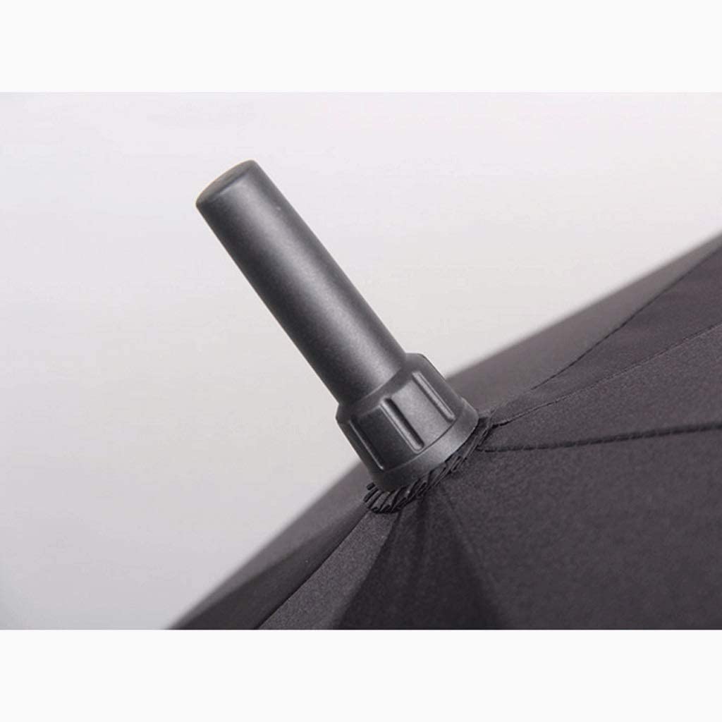 Beschichtung Gegen Golfschirm Uv. Schutz Automatischer offener doppelter Baldachin entlüfteter Sonnenregen-Regenschirm wasserdichte Stockschirme Windsicher Leicht Klassisch(Black)