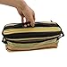 plplaaoo Outdoor Camping Kitchen Utensils Organizer Travel Bag,Camping Cookware Holder Ethnic Style Canvas Multipurpose Green Stripe Designed Tableware Storage Bag for Outdoor Travel