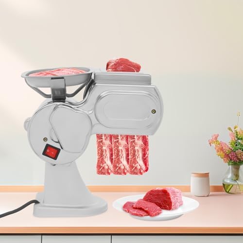 Commercial 600W Meat Cutter Machine - 2.5mm Electric Slicer for Meat, Vegetables & Food - Versatile Kitchen Shredder for Home & Restaurant Use