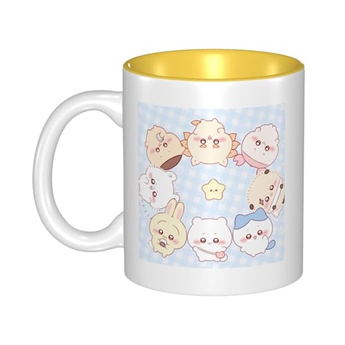 マグカップ ちいかわ コーヒーカップ 陶磁器 ミルクコップ おしゃれ 持ちやすい 耐熱 耐冷 人気 かわいい プレゼント 母の日 記念日 電子レンジ対応 330ml