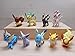 Yangzou 9 Unids 5 Cm Pikachu Figura De Acción Juguete Eevee Evoluciones Vaporeon Jolteon Flareon Espeon Umbreon Leafeon Glaceon Sylveon