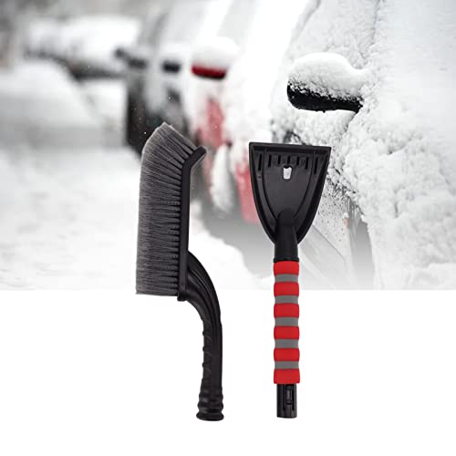 Raspador de Gelo Removível Com Escova de Neve, Ferramenta de Remoção de Neve, Punho de Espuma Ergonô