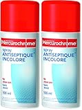 Spray antiseptique incolore Mercurochrome - 100 ml (Lot de 2)