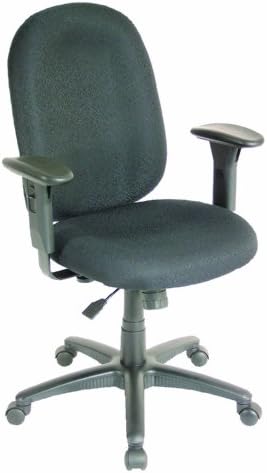 EQA Home Vantage Series Black Fabric Task Chair with Tilter and Arms