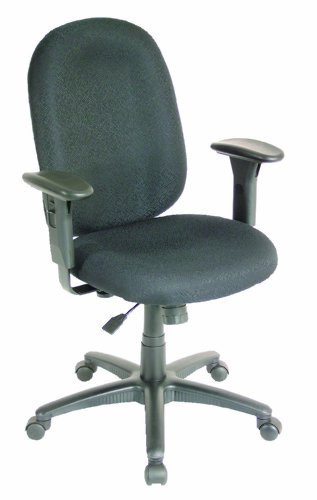 EQA Home Vantage Series Black Fabric Task Chair with Tilter and Arms