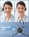 Bluetooth Headset mit Mikrofon, AI-Geräuschunterdrückung, Stummschalttaste
