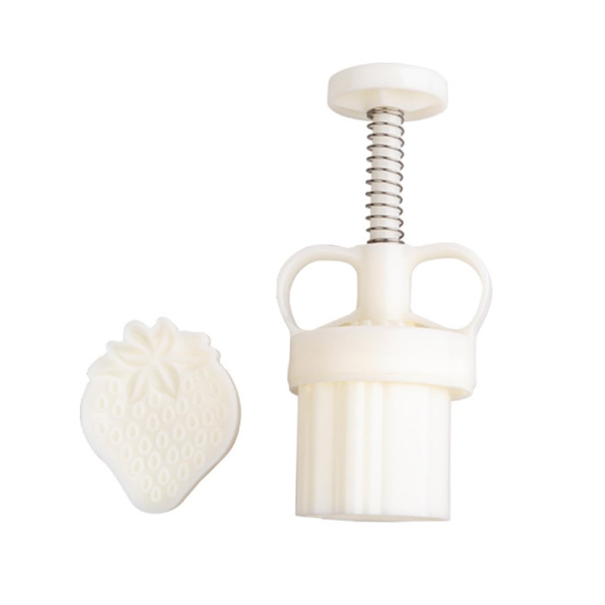 OKUMEYR Strawberry Shape Biscuit Mold Hand Press Biscuit Cake Molds for Baking Supplies