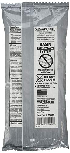 Comfort Shield Barrier Cream Cloths for Incontinence Skin Care - 1 Package - 8 Cloths/Pkg Incontinence Wipes (1 Package, 8 Wipes)