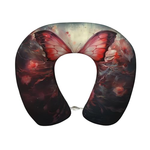Almohada de viaje espuma viscoelástica tamaño U miniatura 1