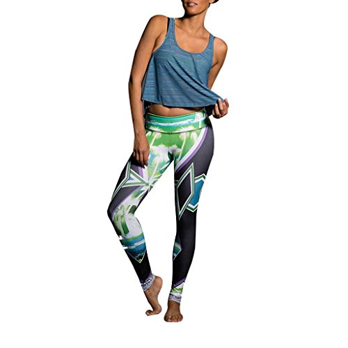 Onzie Yoga Graphic Leggings 229 Palm Sunset (Palm Sunset, Medium/Large)