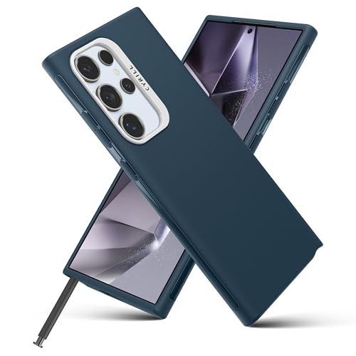 CYRILL by Spigen Galaxy S24 Ultra p P[X \tgTPU P[X Xgbvt ϏՌ ČRMILKi Ռz ^ y CX[d MNV[ S24 Ultra p Jo[ EgJ[ V[Y 