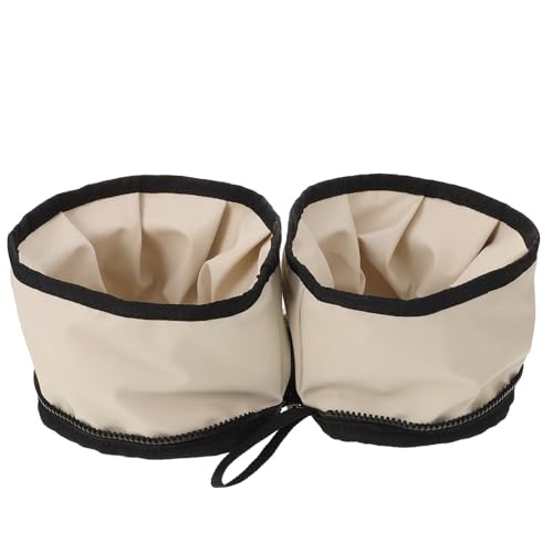 Mipcase Oxford Cloth Pet Food and Water Bowl Foldable Waterproof Lightweight for Dogs Cats