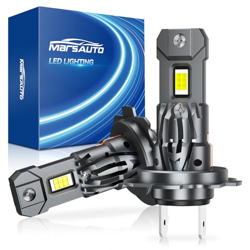 Marsauto H7 Driving Lights, 48000LM High Bright, 6000K Cool White