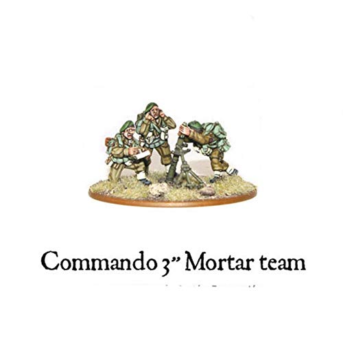 3 Commando Mortar Team Miniatures