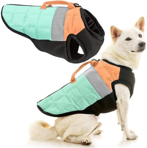 Image of Gooby Bomber Vest Lift Dog Harness - Mint, Small