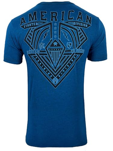American Fighter Men's T-Shirt Fallbrook Aqua3