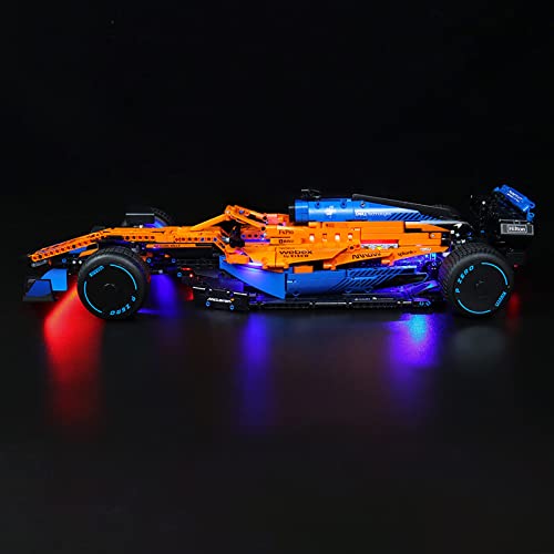 VLites LED Bleuchtung Kompatibel mit Lego 42141 McLaren Formel 1 Rennwagen(Ohne Bausteinen Modell) – Bild 5