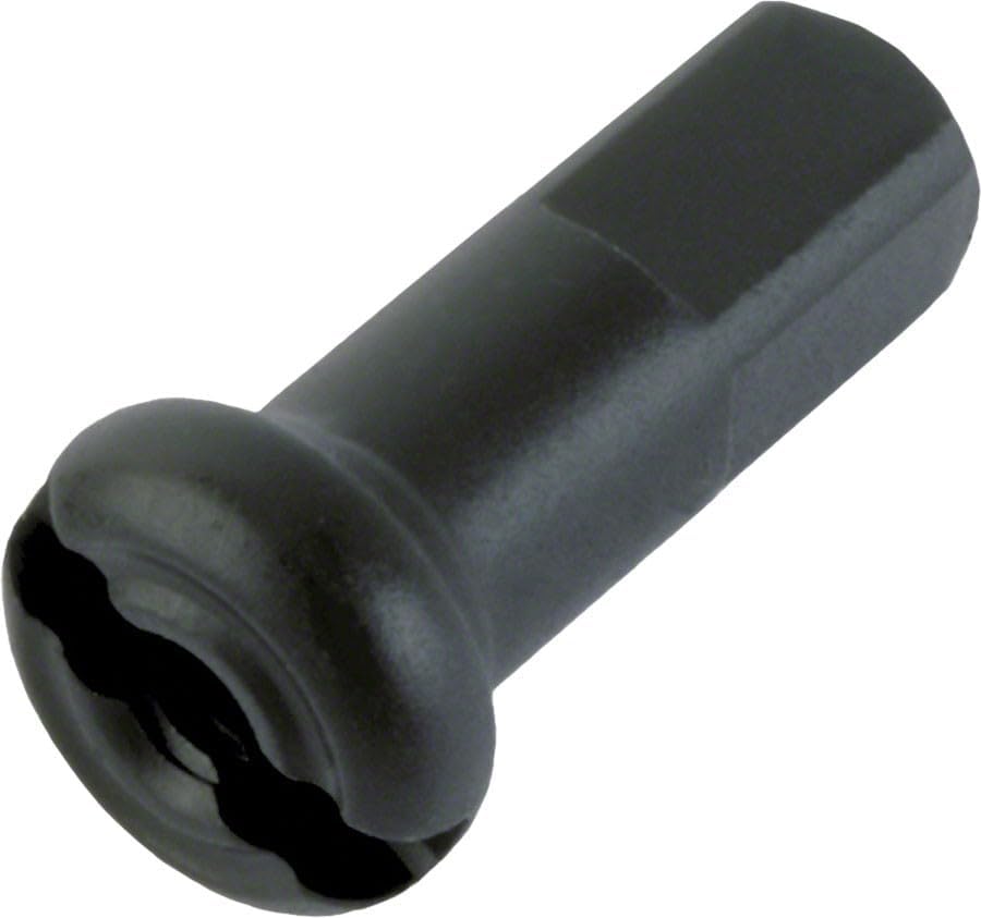 Replacement Compatible with DT Swiss Brass Spoke Nipples 1.8x12mm Black - Durable, Traditional Bicycle Bike