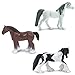 Safari Ltd. Horse Lovers TOOB - 8 Figurines: Gypsy Vanner, Clydesdale, Arabian, Percheron, Quarter, Palomino, Cowboy, Cowgirl - Educational Toy Figures For Boys, Girls & Kids Ages 3+