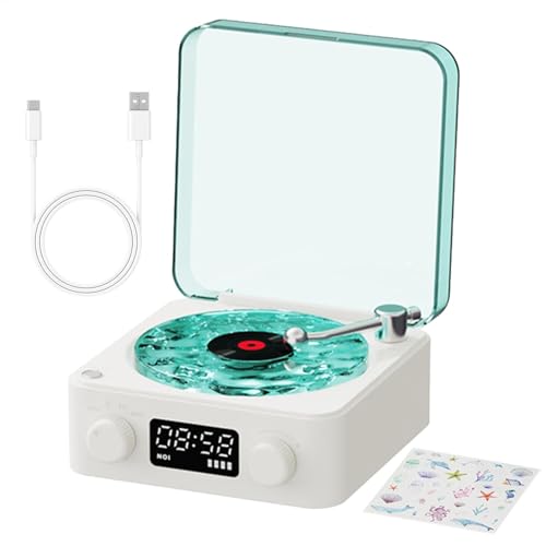 Smart Record-speler, entertainment record-speler, telefoon-record-speler, vinylspeler, draagbare recordspeler, Elegance turntafels voor opnames, gramfones recordspelers voor plezier en plezier