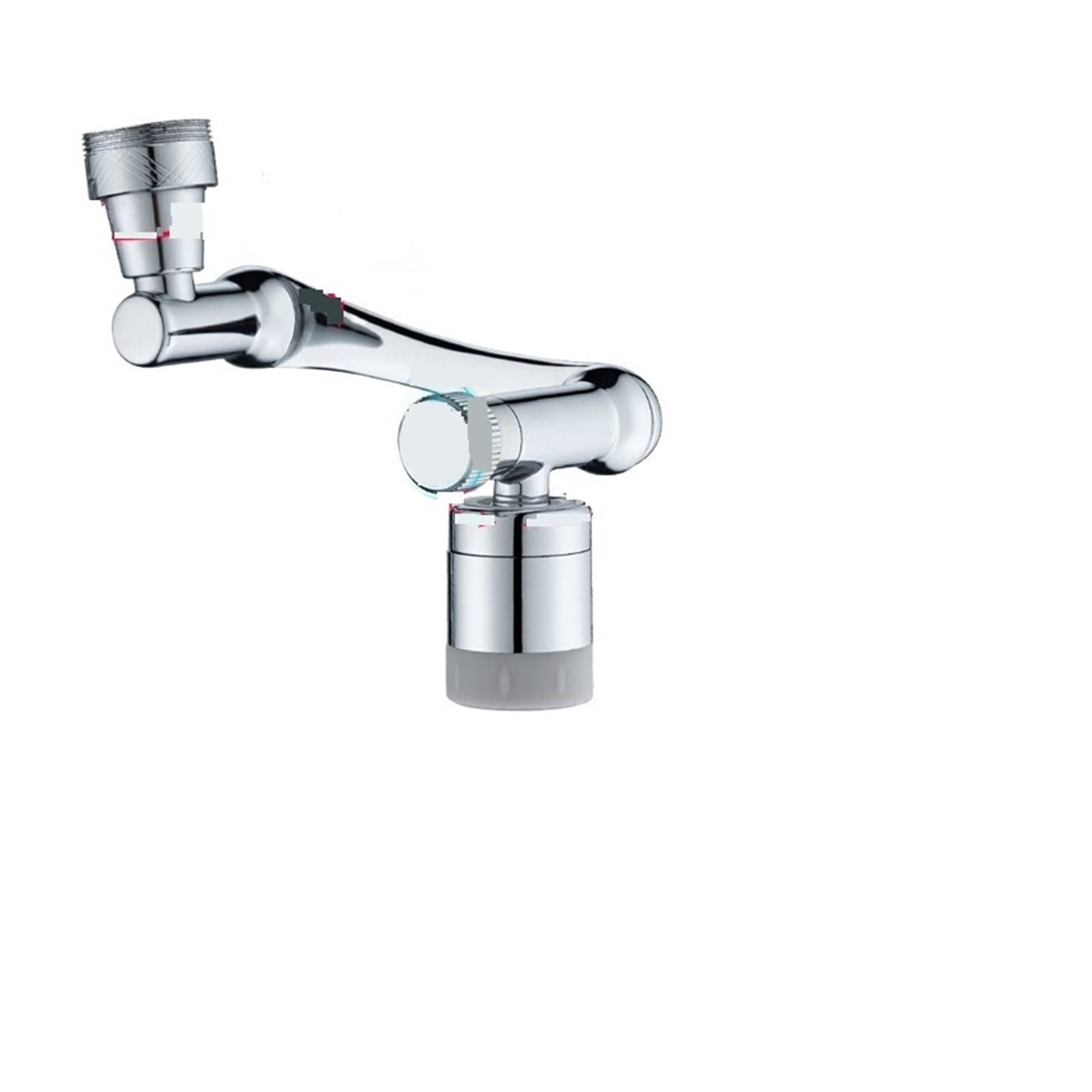 Aireador de grifo giratorio 1080 °, lavabo for baño, filtro salpicaduras, cocina, extensible, boquilla burbujeo for ahorro agua Bien Hecho(Style 5 Two Gears)