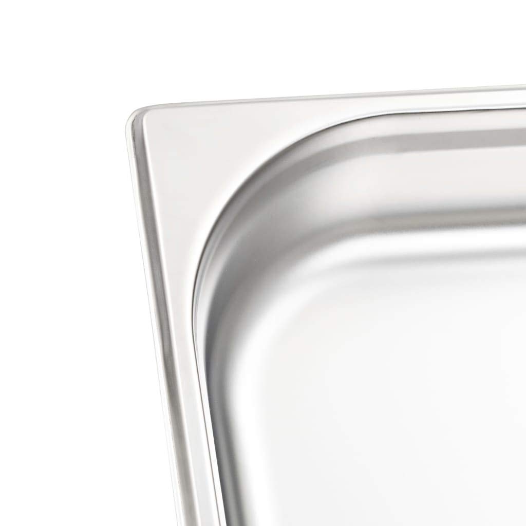 Accesorios para electrodomésticos de cocina Gastronorm contenedores 4 piezas GN 1/1 65 mm acero inoxidable hogar y jardín