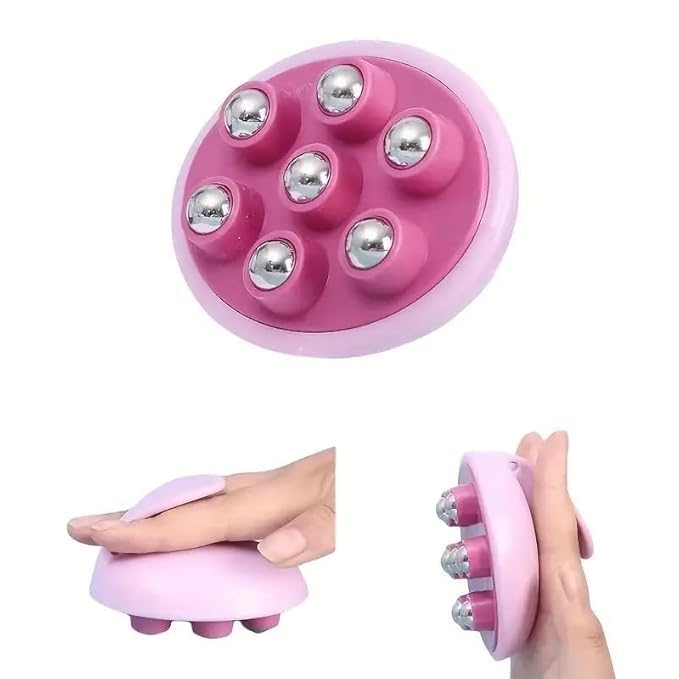 7 Ball Roller Massager 360 Degree Rotatable Pain Relief Relax Massager Hand Held Circular Muscle Roller For Leg Neck Hand (Pack of 1 Multicolor) 7 Ball Roller Massager 360 Degree Rotatable Pain Relief Relax Massager Hand Held Circular Muscle Roller For Leg Neck Hand (Pack of 1 Multicolor)