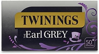 Twinings Earl Grey 50 Enveloped individually Wrapped Teabags Per Box