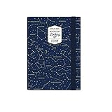 Papel: blanco, 80 g. Stars - Pequeño álbum de fotos Weekly Diary With Notebook 16 MONTH 2019/2020