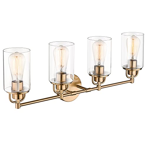 Best Champagne Bronze Bathroom Light Fixtures