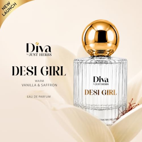 Image of Just Herbs Diva Desi Girl Eau De Parfum 30 ml | Premium Women's Perfume
