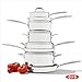 OXO Good Grips Pro Tri Ply Stainless Steel Dishwasher Safe Nonstick Cookware Pots and Pans Set, 13 Piece