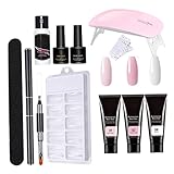 Adecuado para: el juego de gel de uñas es adecuado para uso personal o uso del salón, incluso los principiantes pueden completar una mejor mejora de las uñas en unos minutos..El kit de mejora de las uñas puede crear diferentes tipos de clavos de gel hermosos u otros diseños de uñas, ahorrar tiempo y dinero, haciendo que los salones de belleza se sientan como en casa