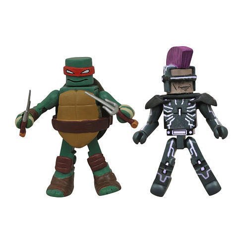 Preisvergleich Produktbild Minimates - TMNT - Sewer Gear Raphael & Anton Zeck by Nickelodeon