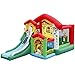 DRSM Castello Gonfiabile per Bambini Scivolo per Bambini al Coperto Giocattoli per Bambini All'aperto Grande Parco di Divertimenti Castello Gonfiabile Asilo Trampolino PE