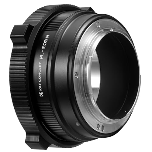 K&F Concept PL-RF Mount Lens Adapter, PL Mount Lens Converter Compatible with Canon RF Mount Cameras