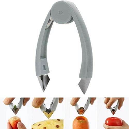 Multi-Function Fruit Tool Strawberry Top Stem Leaves Pineapple Eye Stalk Vegetable H9B9 Huller Remover Gadgets Remove #TOP2