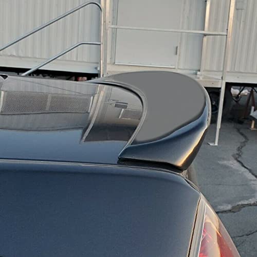 Ecotric Rear Trunk Spoiler Lid Wing Compatible With 2011-2023 Chrysler 300 300C 300S Factory Style Rear Winglet Lip Tail Lid #TOP1