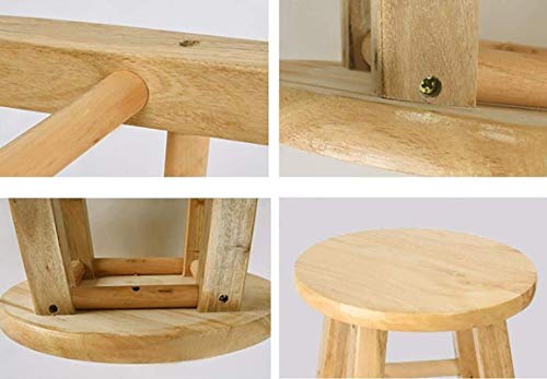 Taburete de madera para alcanzar armarios altos de cocina 5