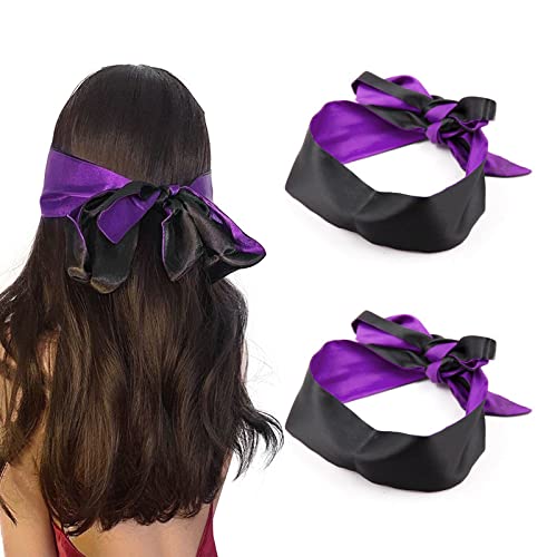 Maschera per Occhi in Raso, Benda Sexy,Benda per Dormire,Occhi Be...